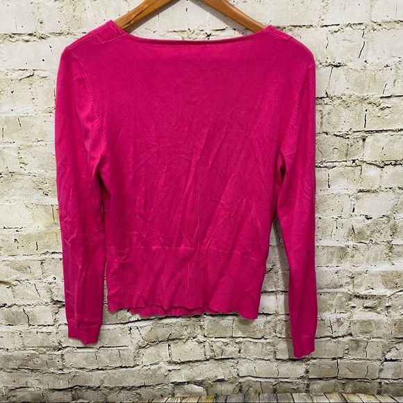 Cato Pink Soft Stretch Cardigan Sweater - Picture 3 of 5